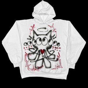 Women's White Hoodie
